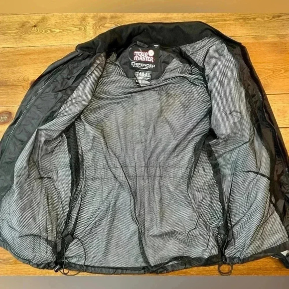 Tour Master | Motorcycle Rain Jacket | highly Reflective | Grey/White/Black | S - Picture 2 of 4